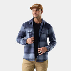 Smartwool Mens Anchor Line Shirt Jacket R31 Nightfall Blue Plaid
