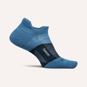 Feetures! Merino 10 Cushion No Show Tab 944 Blue agoon / L