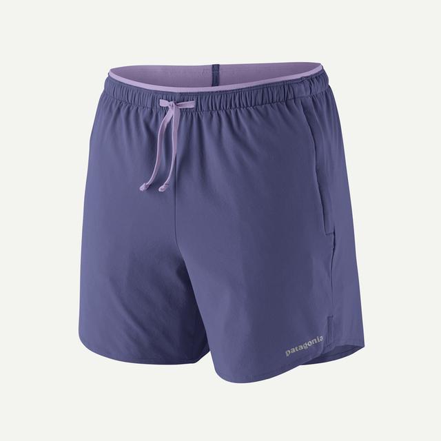 Patagonia Womens Multi Trails Shorts - 5 1/2 in. Solstice Purple