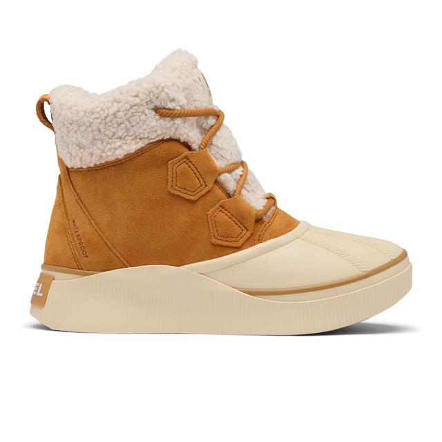 Sorel Womens Out N About IV Chillz Waterproof 708 Canyon Gold/Honey White