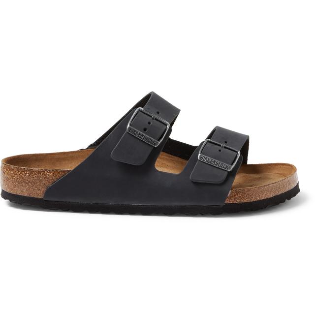 Birkenstock Arizona Birko-Flor Nubuck - Narrow Black