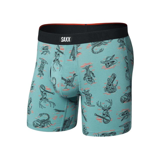 Saxx Underwear Co. Mens Vibe Xtra Super Soft BB Fly BAB Bun Appetit/Black