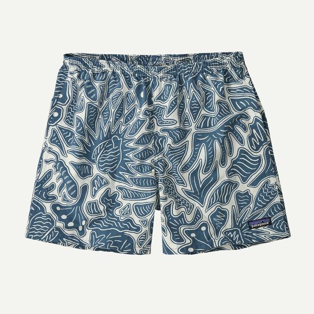 Patagonia Mens Baggies Shorts - 5 in. BFS Bees and Flowers: Still Blue / L
