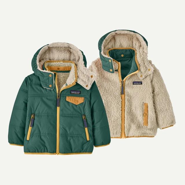Patagonia Baby Reversible Tribbles Hoody CASG Cascade Green
