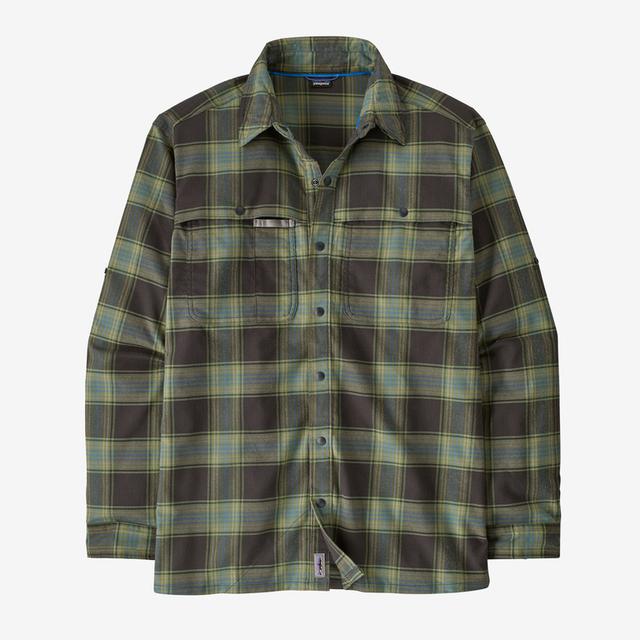 Patagonia M Early Rise Stretch Shirt WHB Whitney: Smolder Blue / L