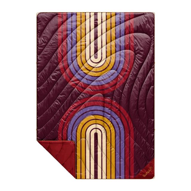Rumpl Original Puffy Blanket - 1P Fig Retro Reflection