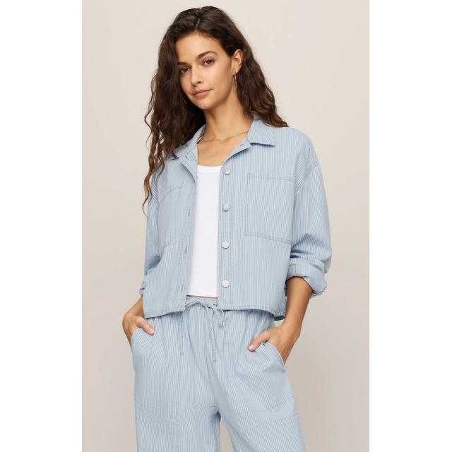 Z Supply W Erin Railroad Jacket SBT Seaboard Stripe