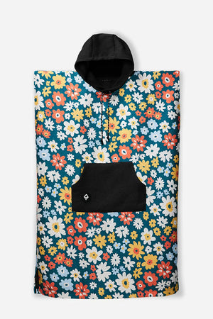 Nomadix Changing Poncho: Wave Blue Spring Flowers