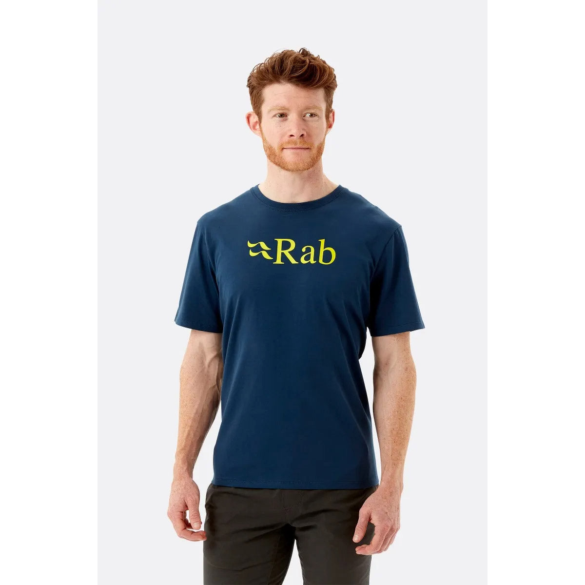 Rab Men's Stance Logo Organic Cotton Tee Deep Ink