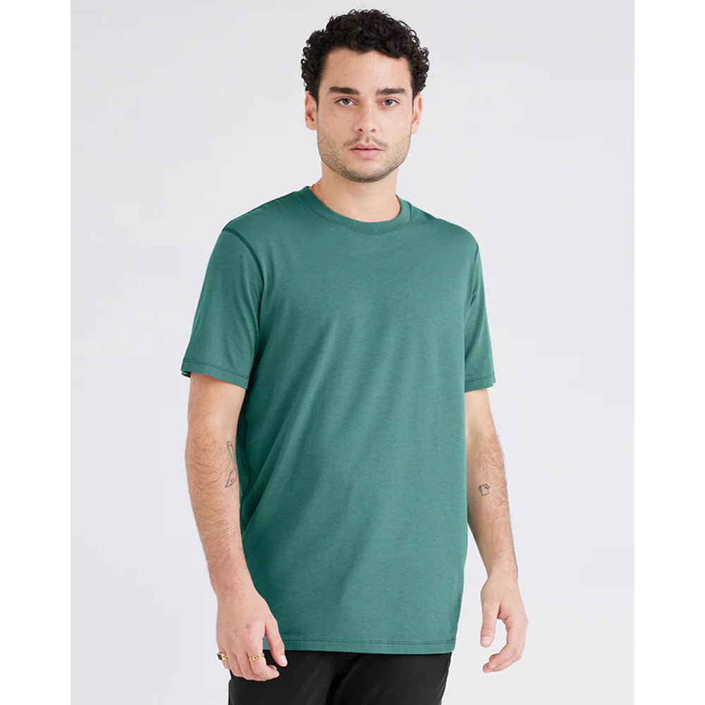 Saxx Underwear Co. Men's DropTemp Cooling Cotton Tee Pine