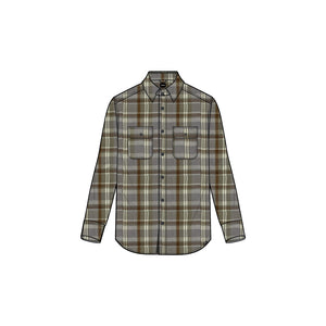 Prana Mens Westbrook Flannel Shirt 207 Cavern