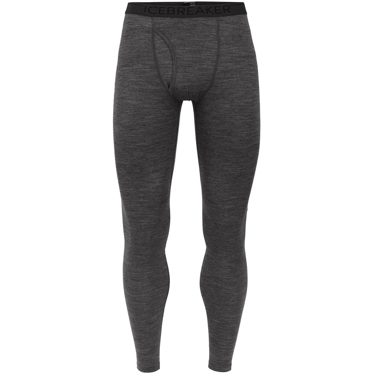 Icebreaker Men&#39;s Merino 200 Oasis Leggings with Fly Gritstone Heather