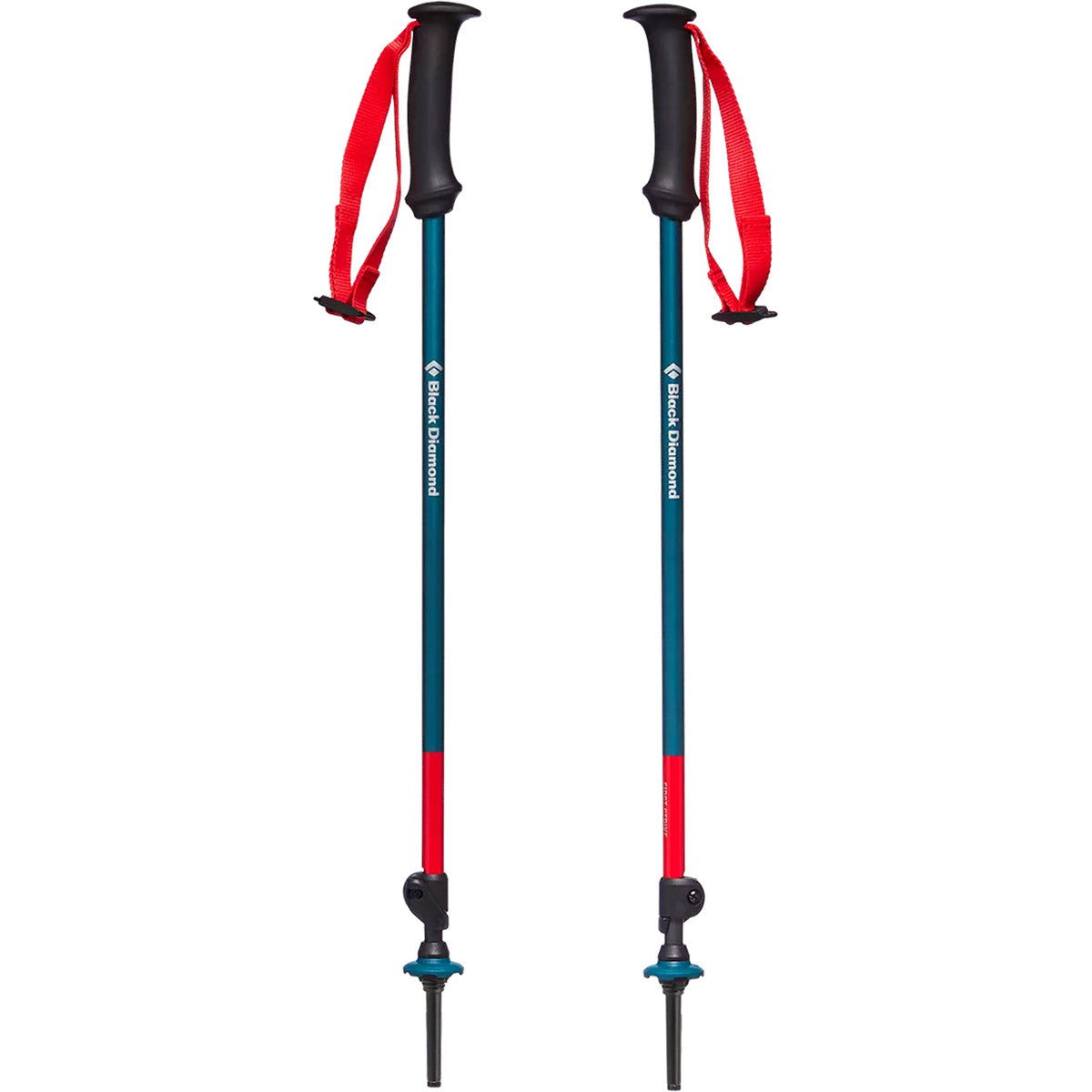 Black Diamond First Strike Trekking Poles - Kid&#39;s Fjord Blue