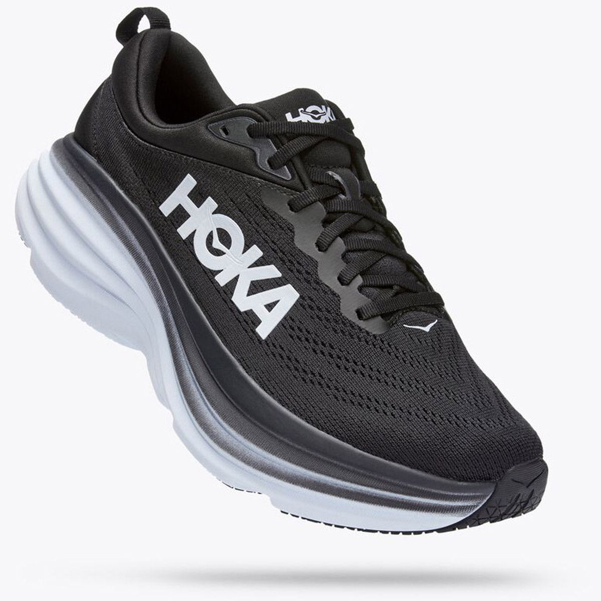 Hoka Men&#39;s Bondi 8 Black/White
