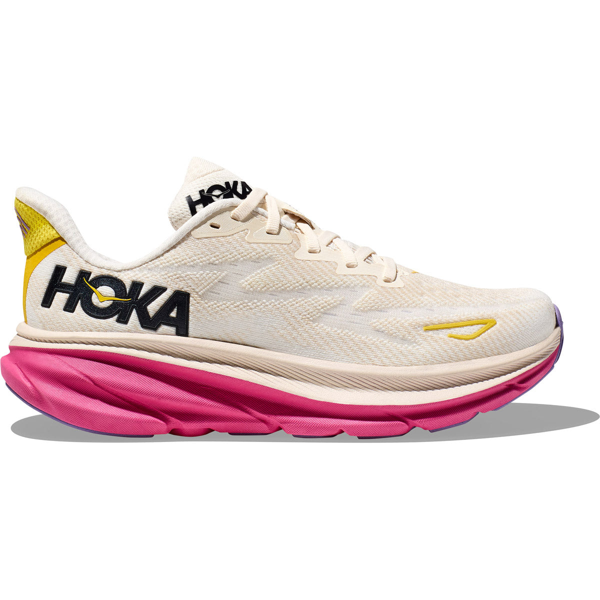 Hoka Women's Clifton 9 Eggnog/Blanc De Blanc