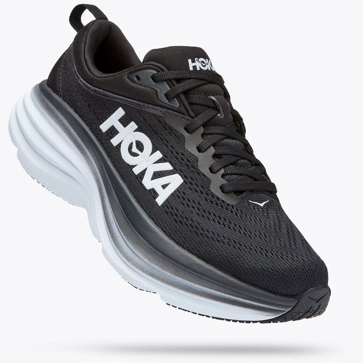 Hoka Women&#39;s Bondi 8 Black/White