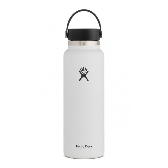 Hydro Flask 40 oz Wide Mouth Water Bottle White