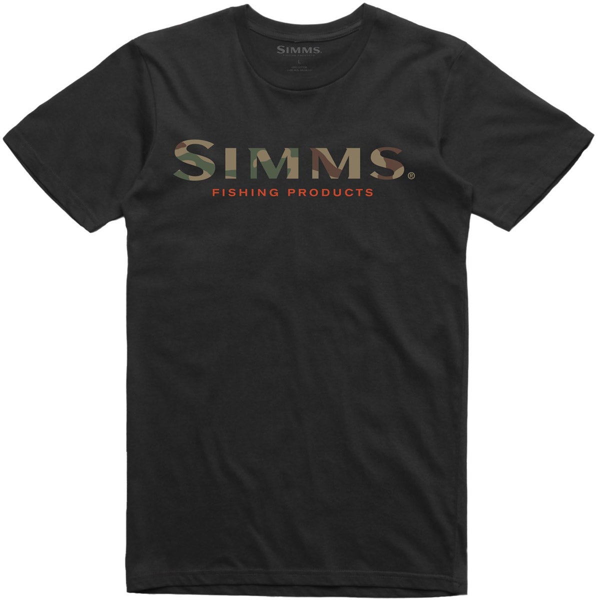 Simms Fishing Men's Simms Logo T-Shirt Black