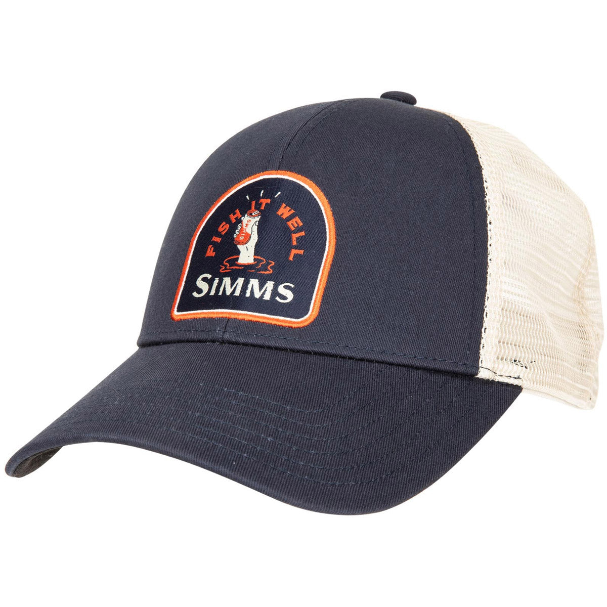 Simms Fishing Fish It Well Trucker Admiral Blue