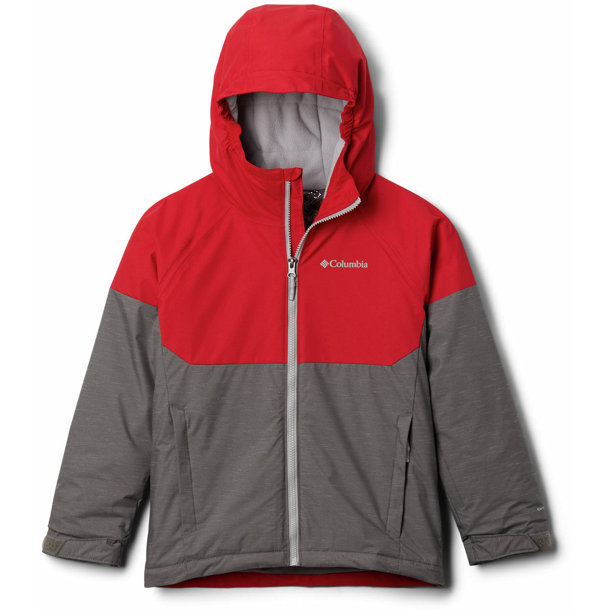 Columbia Boys&#39; Alpine Action II Jacket City Grey Heather/Mountain Red