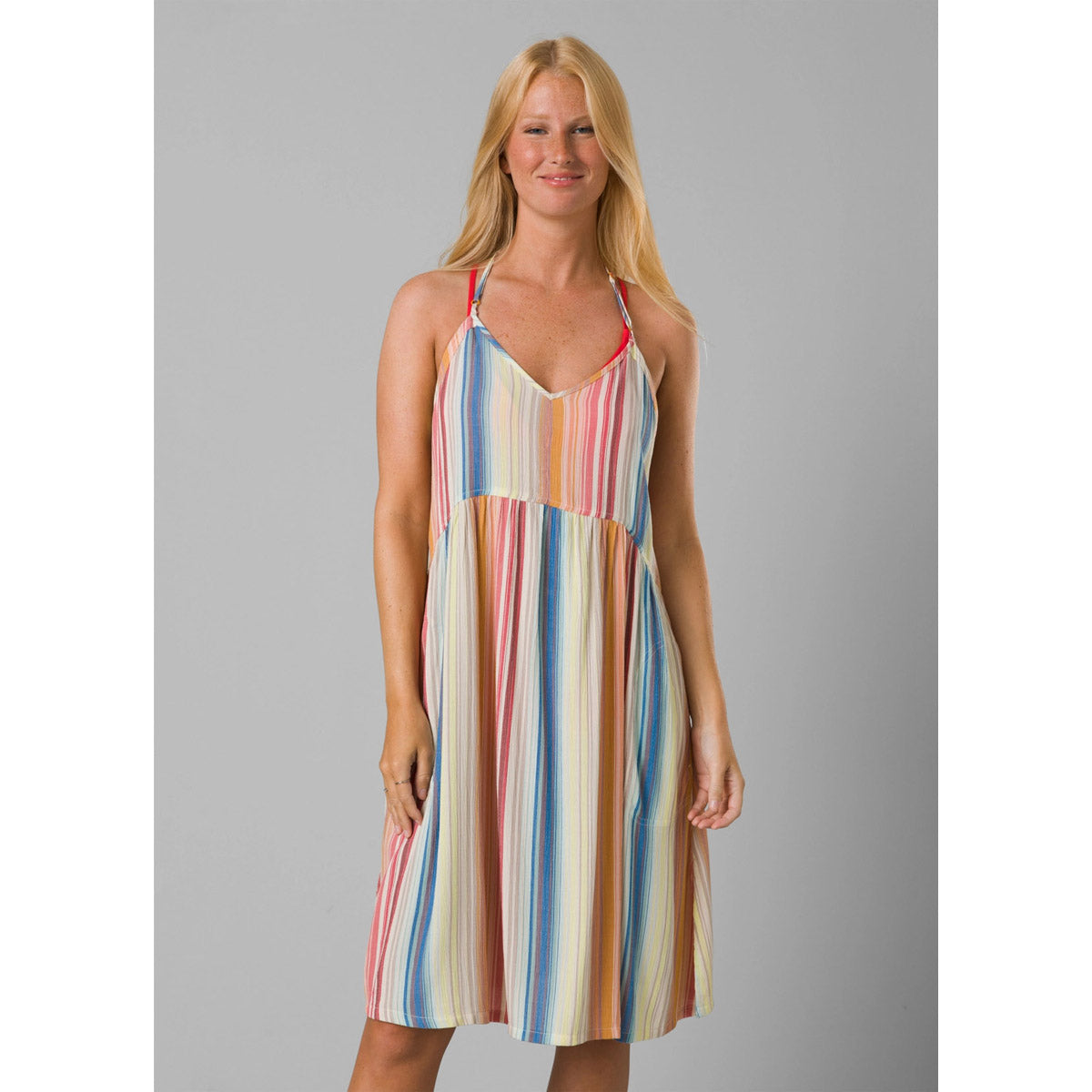Prana Women&#39;s Fernie Dress ulti Baja Stripe / M