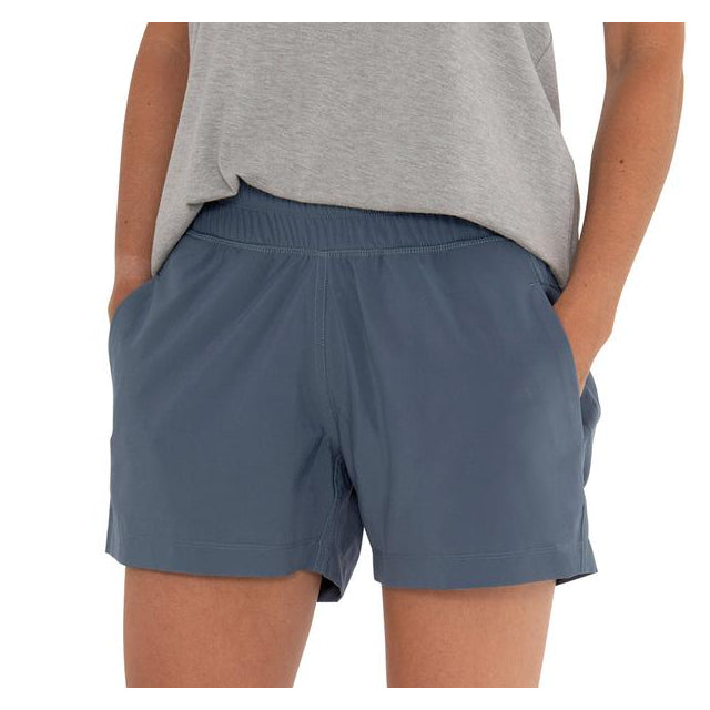 Free Fly Apparel Women's Pull-On Breeze Short Blue Dusk II