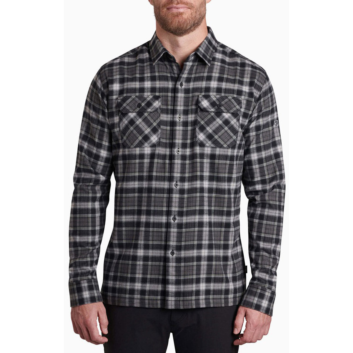 Kuhl Men's Dillingr Flannel Shirt Black age / S