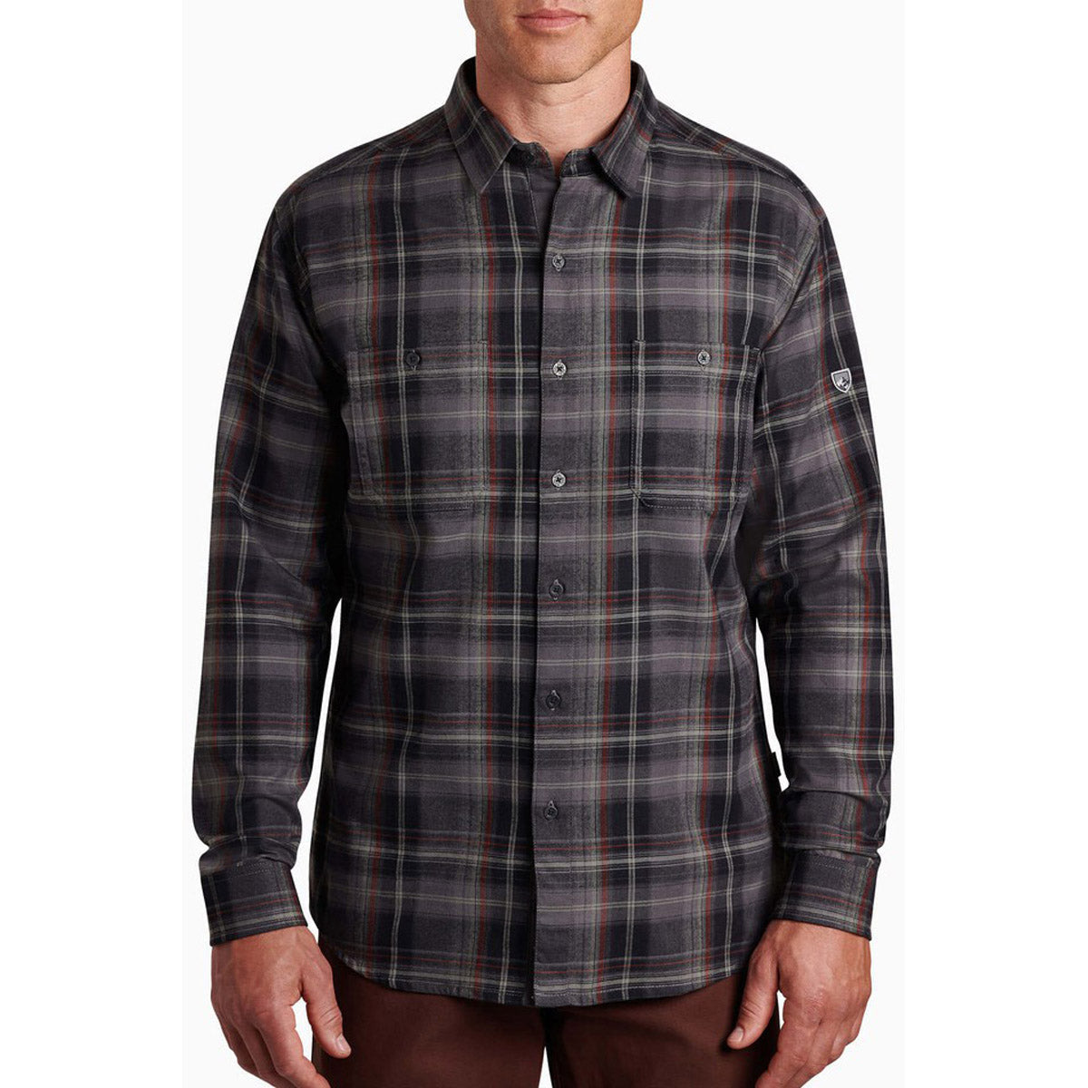 Kuhl Men's Fugitive Flannel Shirt Cast Iron