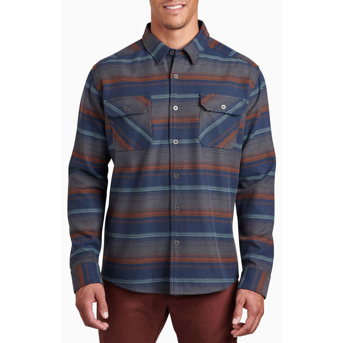Kuhl Men's Disordr Flannel Shirt aya Blue / M