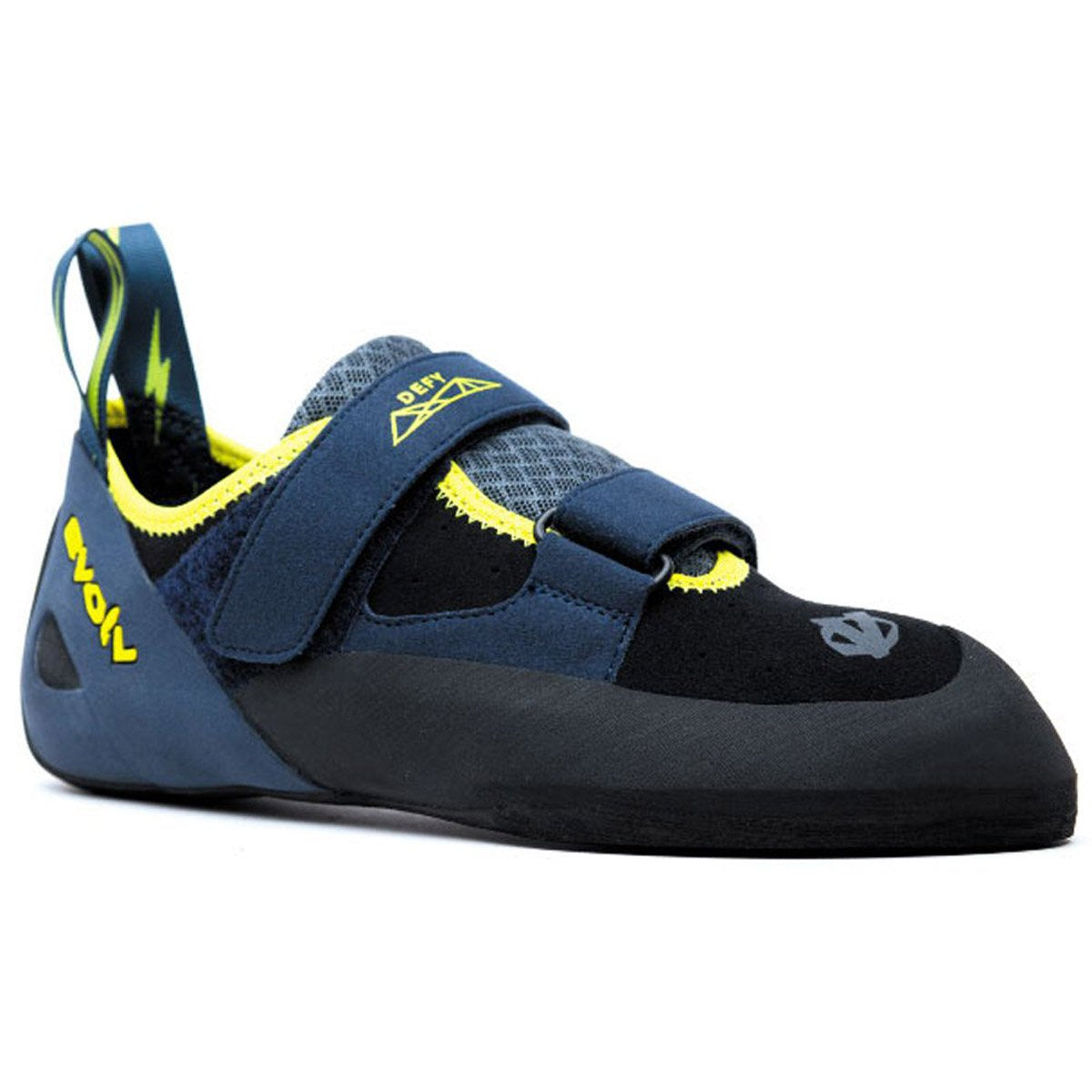 Evolv Men's Defy Black Climbing Shoe Black Sulfur