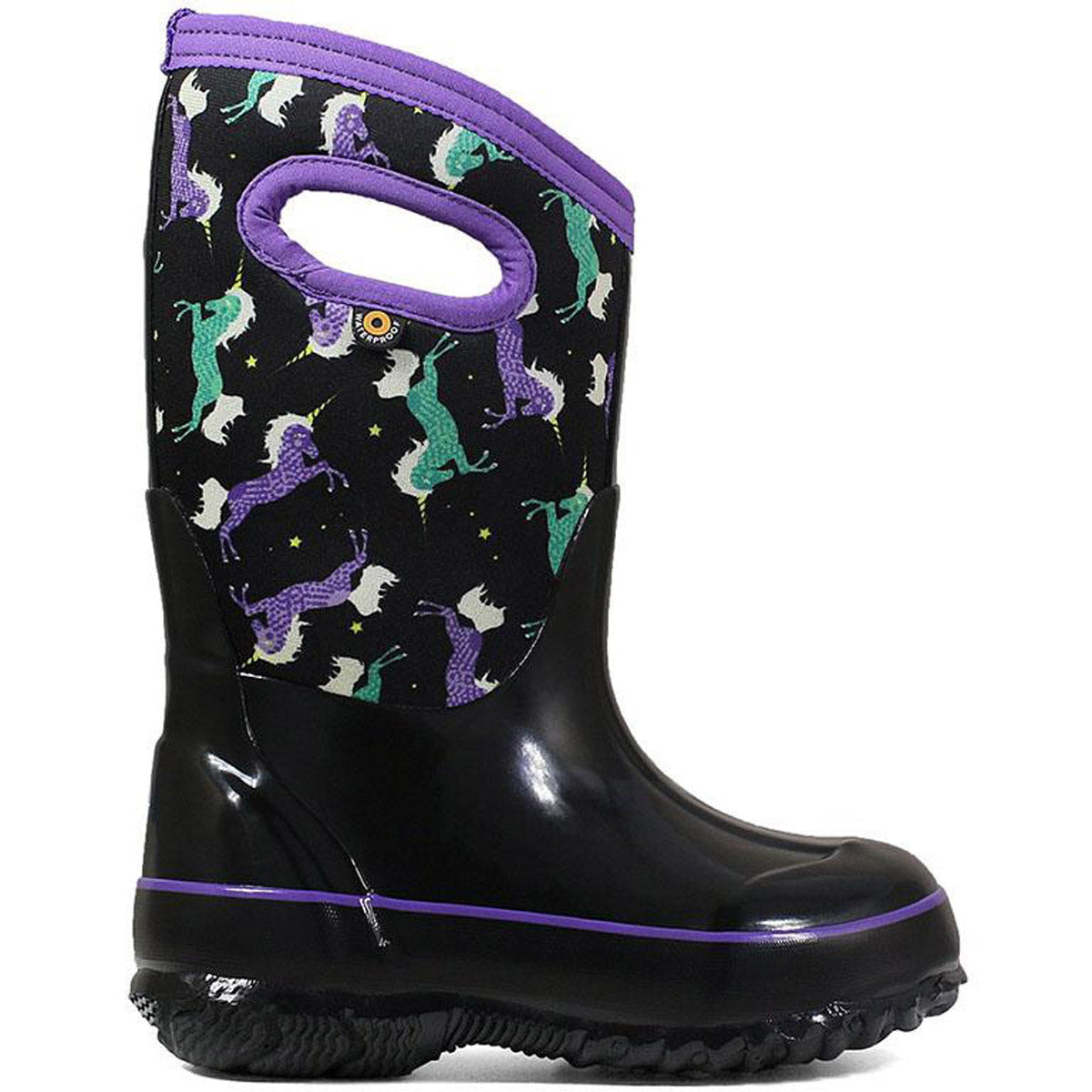 Bogs Kids Classic Unicorn Black Multi