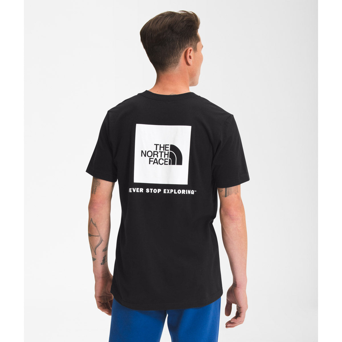 The North Face Men's Short-Sleeve Box NSE Tee TNF Black/TNF White