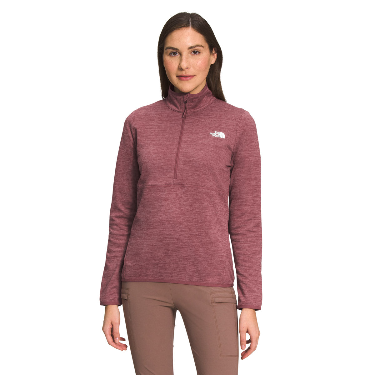 The North Face Women's Canyonlands ¼ Zip Wild Ginger Heather