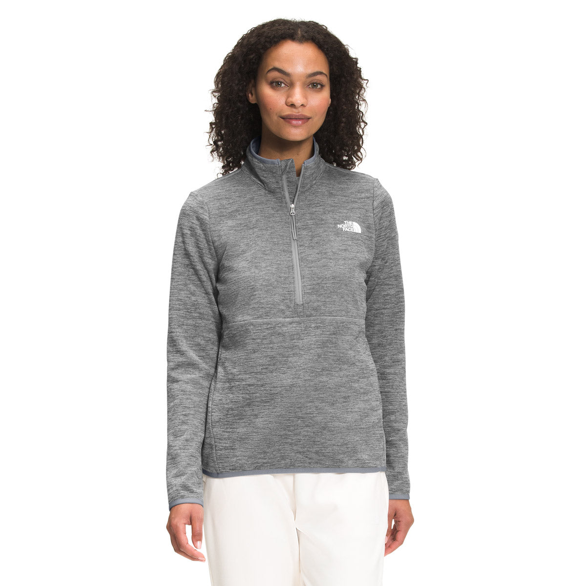 The North Face Women's Canyonlands ¼ Zip TNF Medium Grey Heather