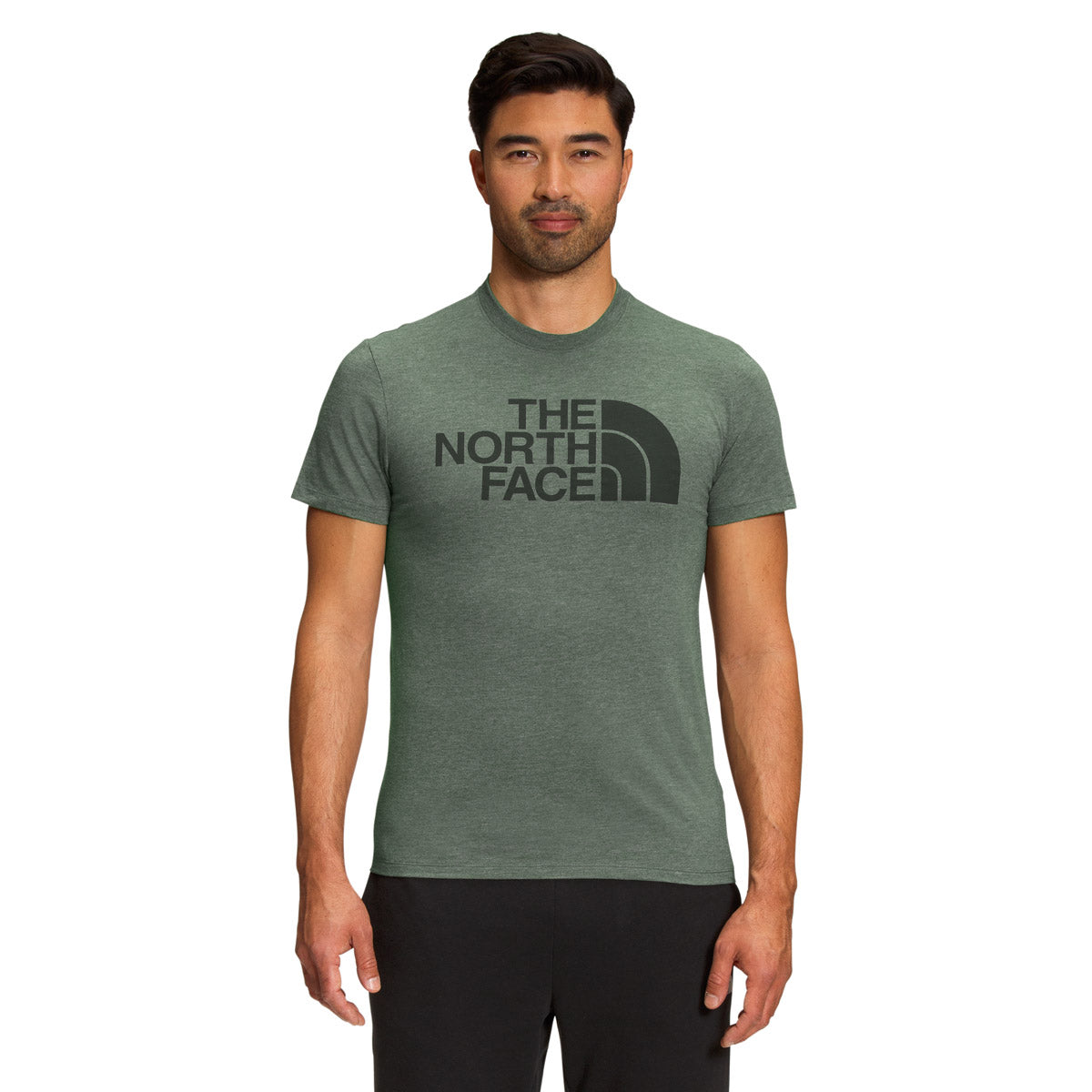 The North Face Men&#39;s Short-Sleeve Half Dome Tri-Blend Tee Thyme Heather