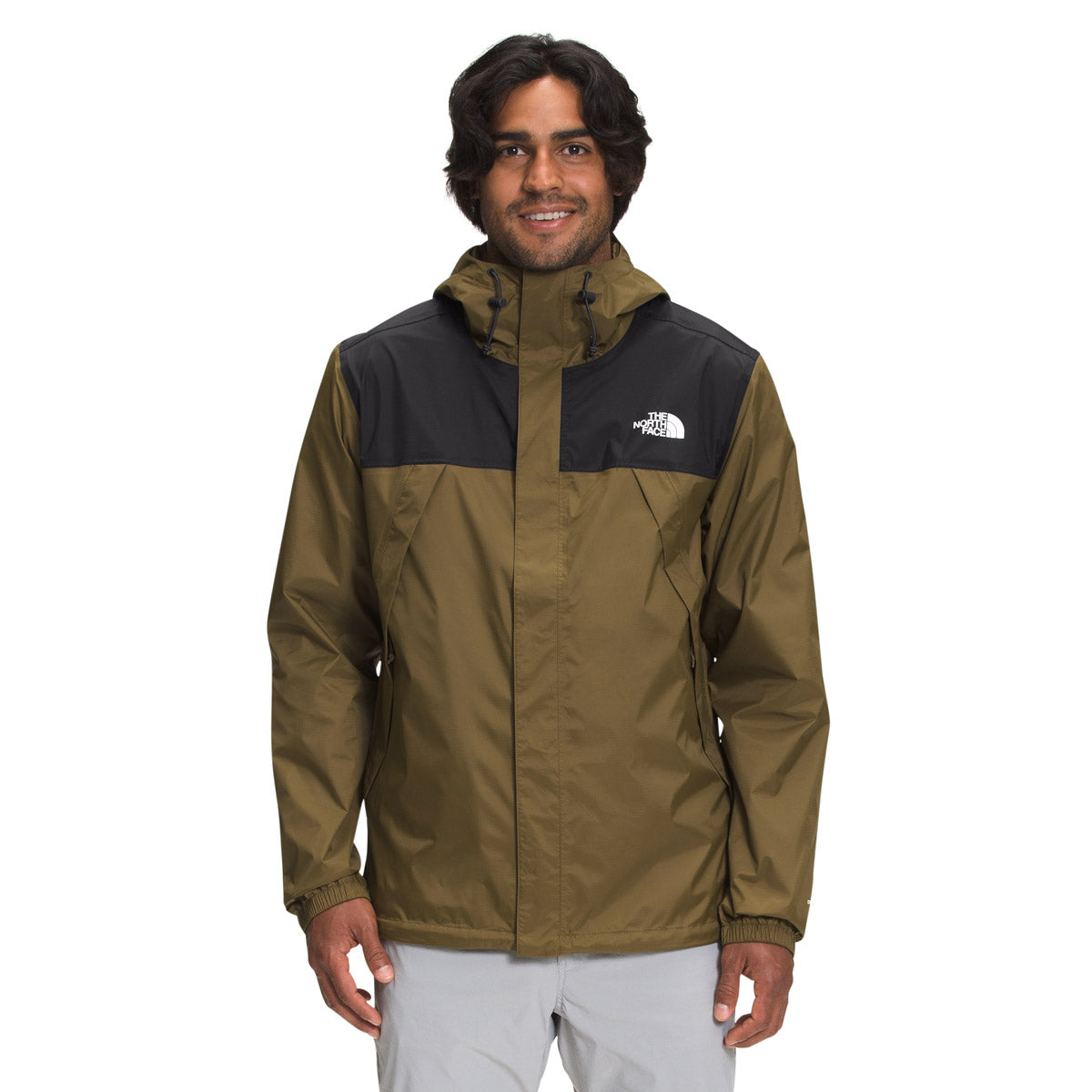 The North Face Men's Antora Jacket TNF Black/ilitary Olive / M