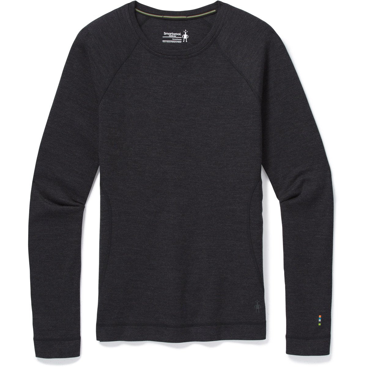 Smartwool Women's Classic Thermal Merino Base Layer Crew Charcoal Heather