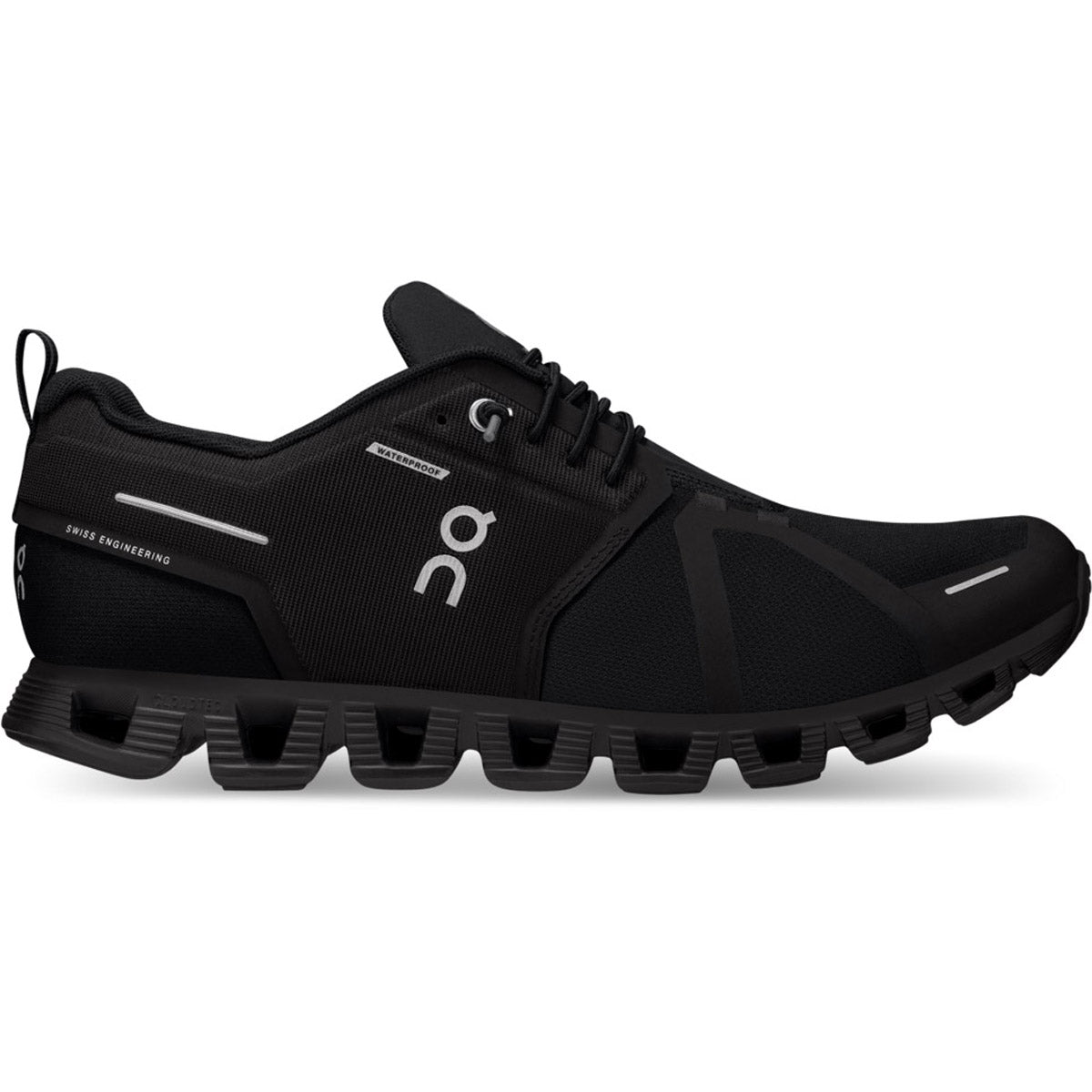 On Running Men&#39;s Cloud 5 Waterproof All Black