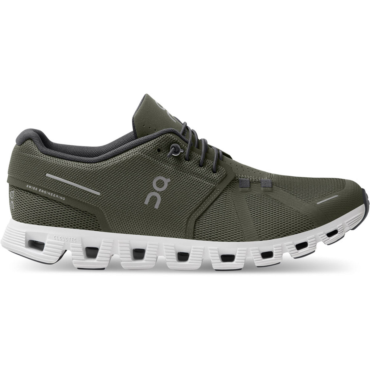 On Running Men's Cloud 5 Olive | White