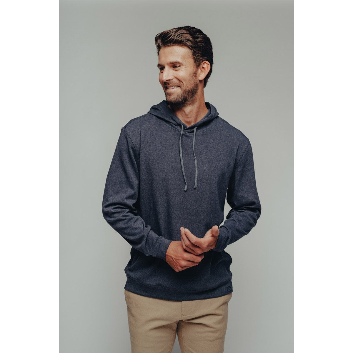 The Normal Brand Men's Puremeso Basic Hoodie Navy