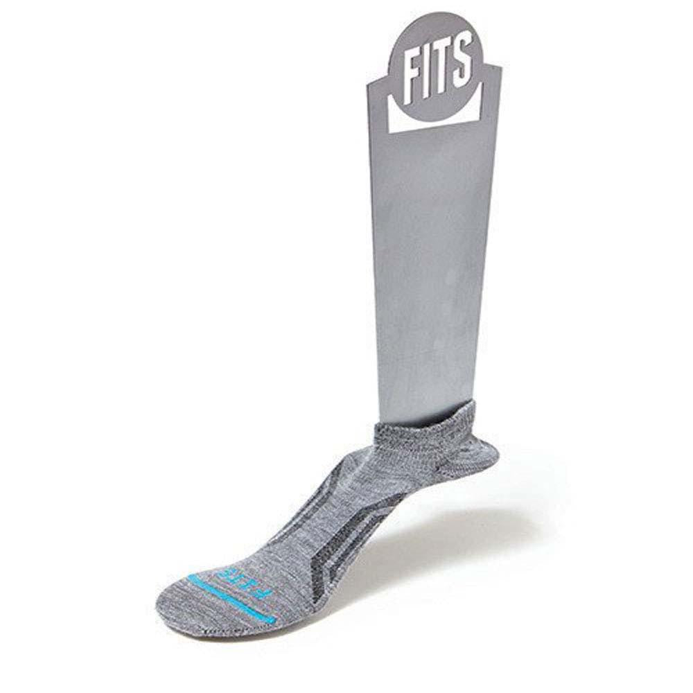Fits Ultra Light Runner No Show Socks Light Grey