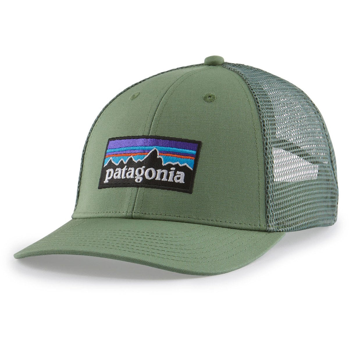 Patagonia P-6 Logo LoPro Trucker Hat Sedge Green