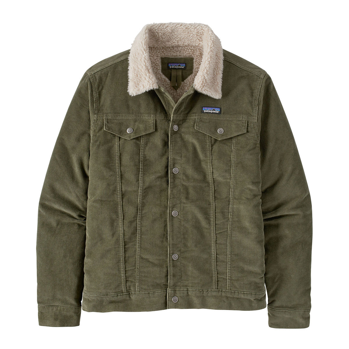 Patagonia Men's Pile-Lined Trucker Jacket Basin Green