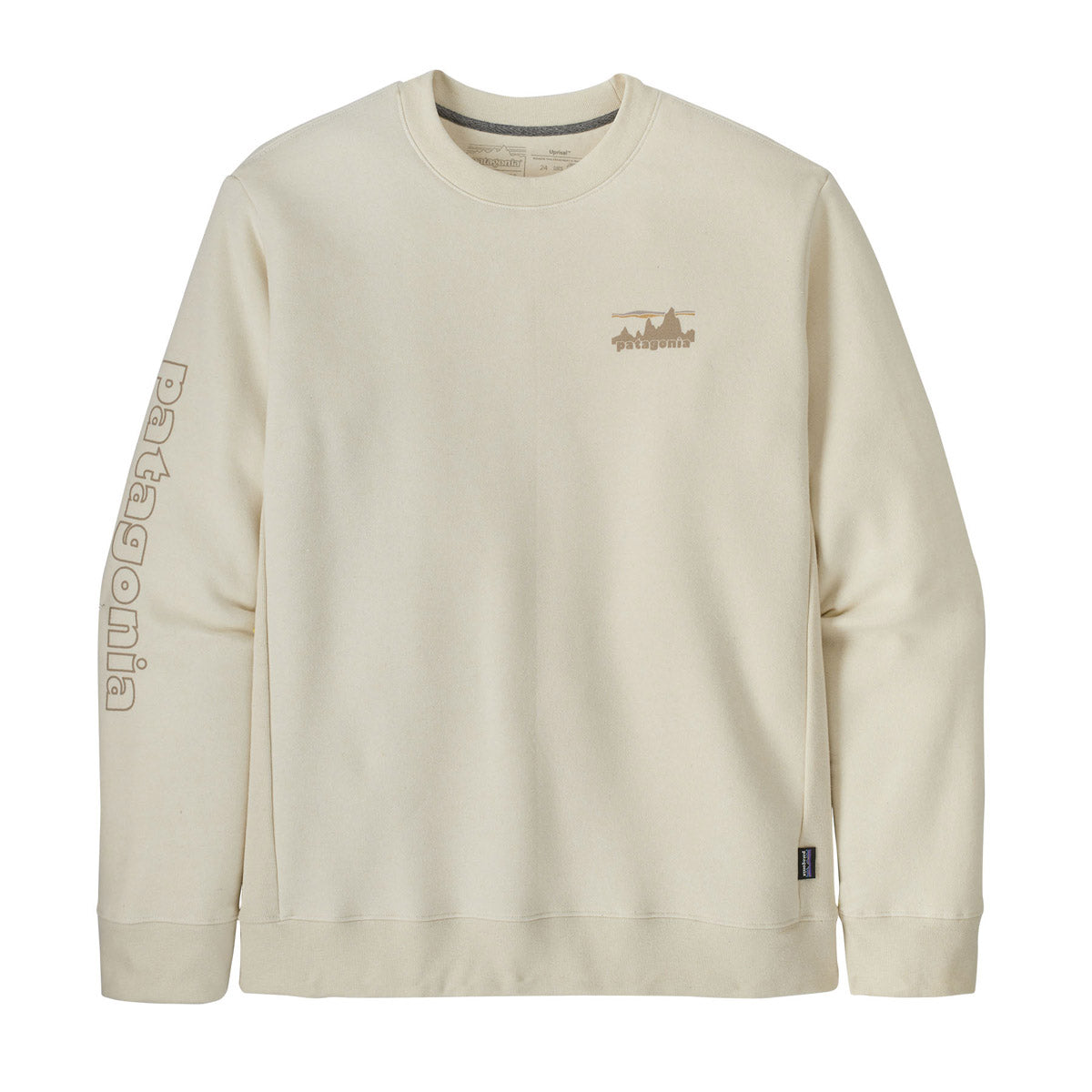Patagonia Men&#39;s &#39;73 Skyline Uprisal Crew Sweatshirt Birch White