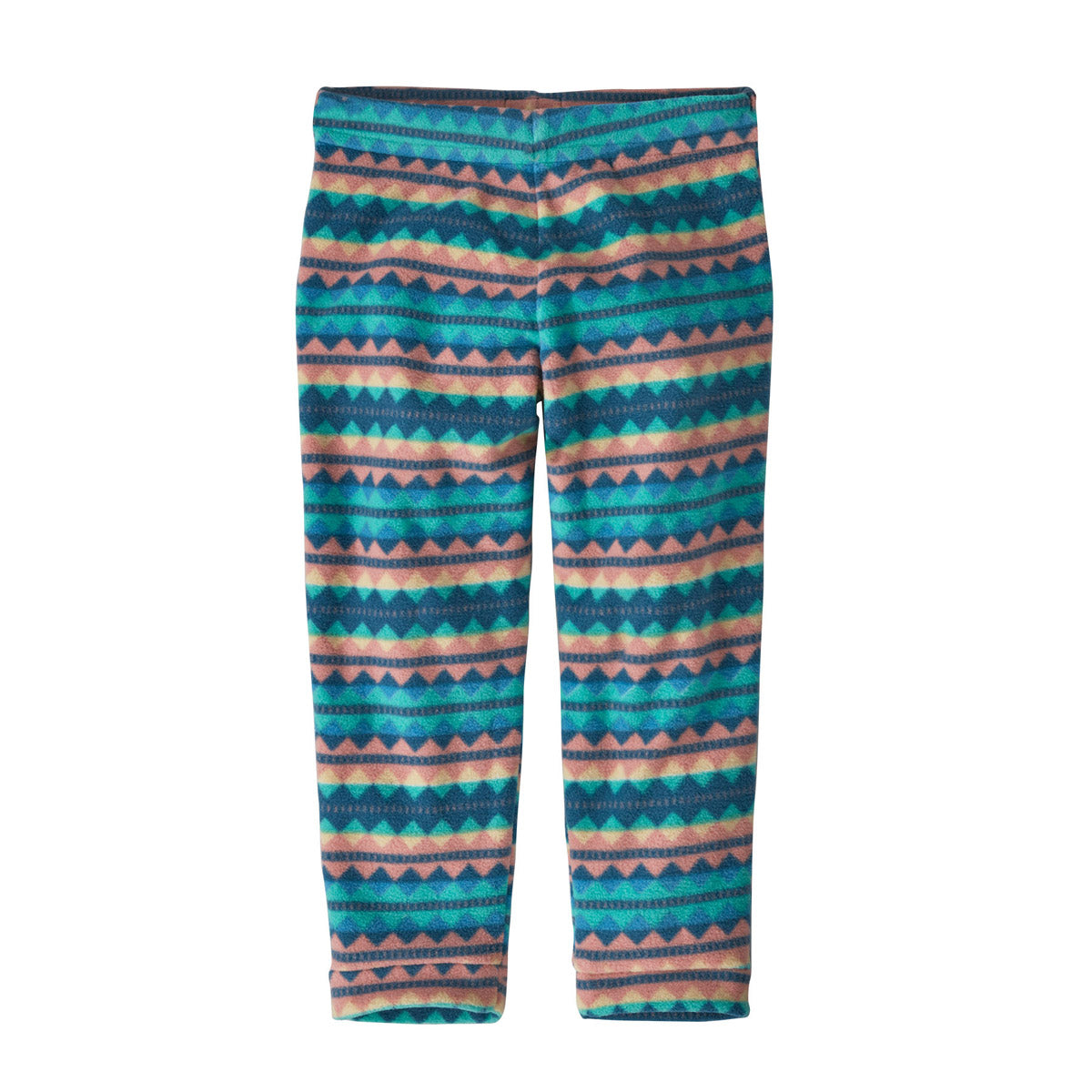 Patagonia Baby Micro D Bottoms Diamond Stripe: Fresh Teal