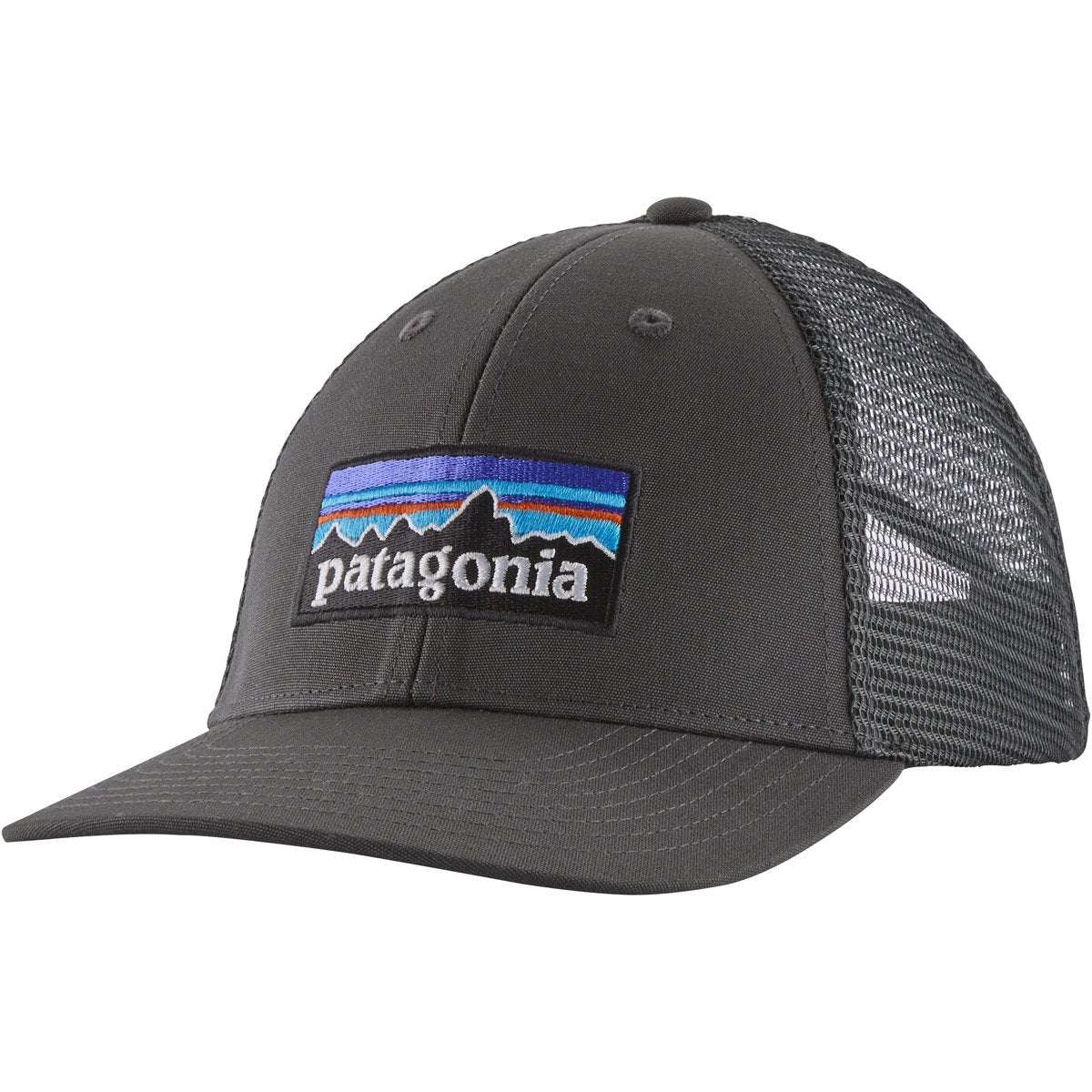Patagonia P-6 Logo LoPro Trucker Hat Forge Grey