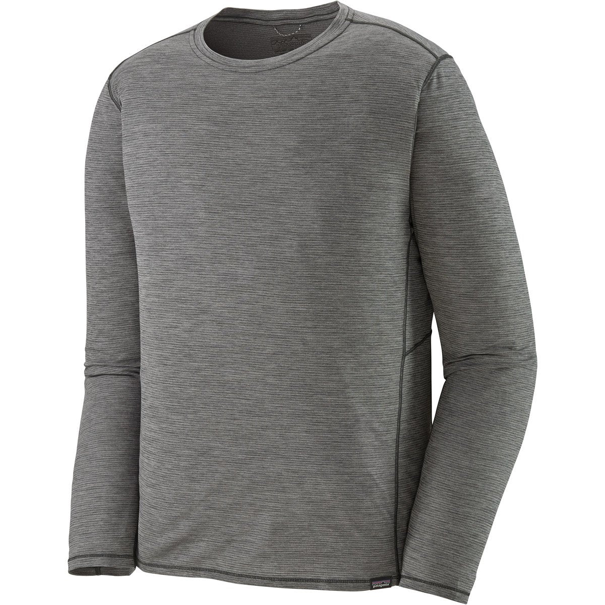 Patagonia Men&#39;s Long-Sleeved Capilene Cool Lightweight Shirt-45690_Forge Grey - Feather Grey X-Dye