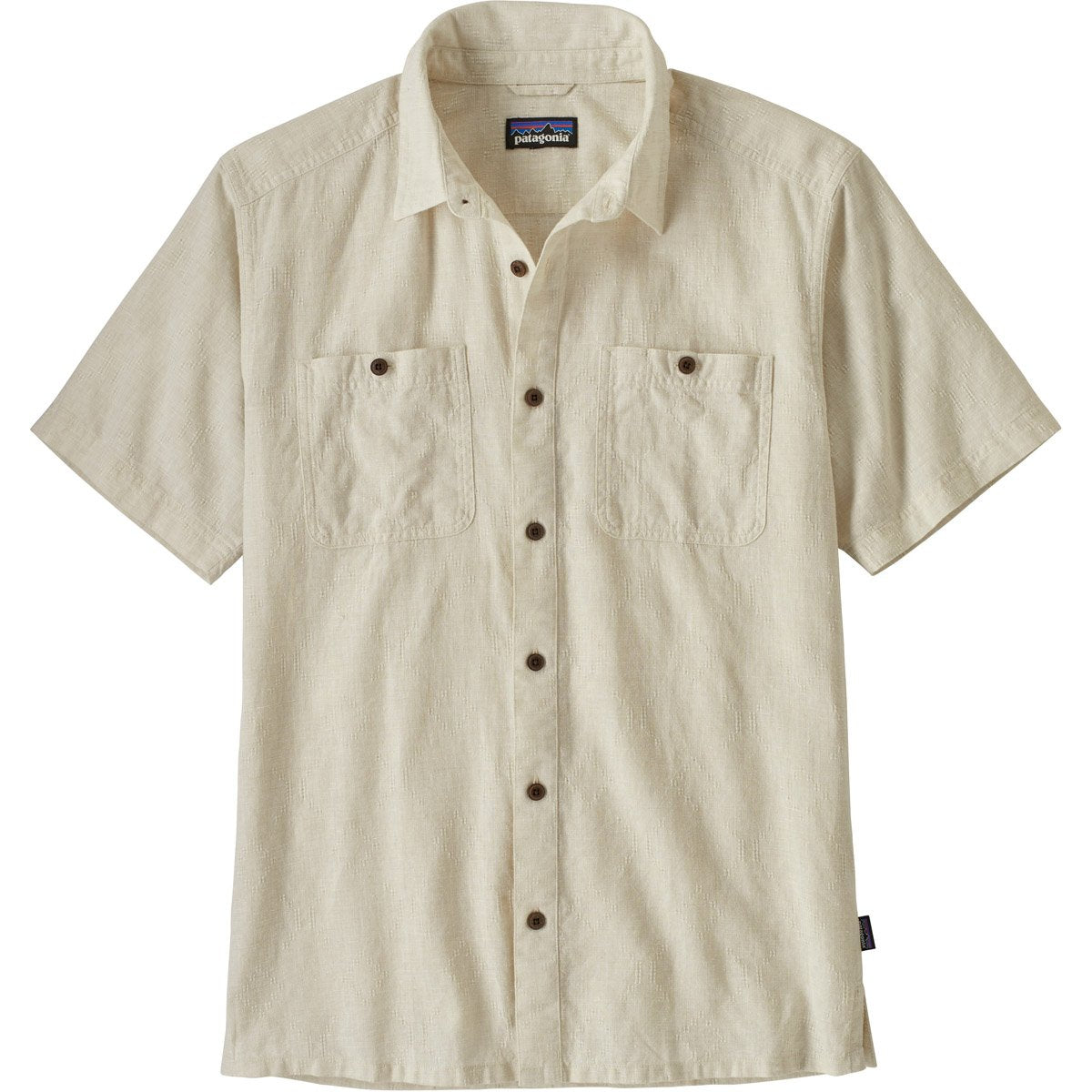 Patagonia Men's Back Step Shirt Goshawk Dobby: Pumice