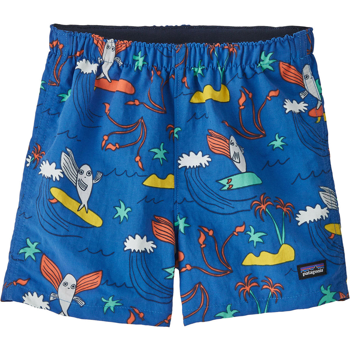 Patagonia Baby Baggies Shorts Happy Jam: Bayou Blue