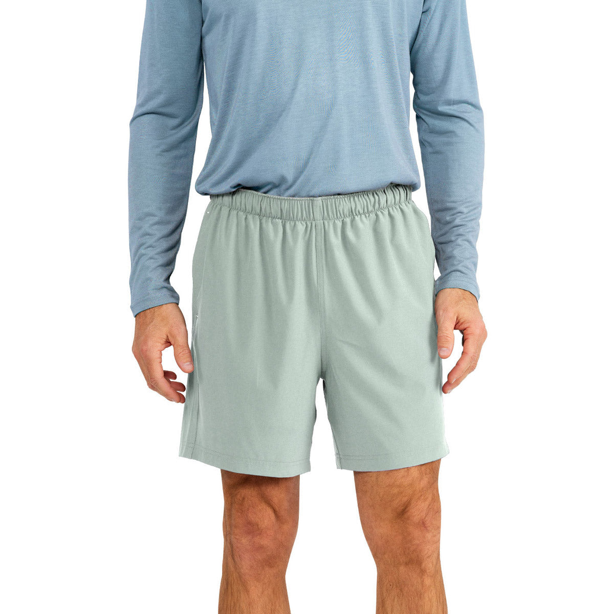 Free Fly Apparel Men's Breeze Short - 6" Green Haze